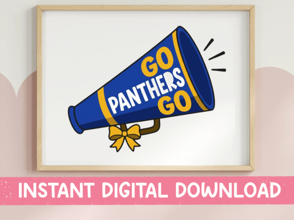 Go Panthers Go SVG: Graphics for T-Shirt Designs