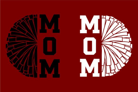 Mom Abstract Typography: Graphics for T-Shirt Designs