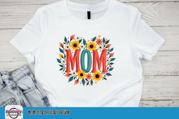 Mom Floral Heart PNG: Graphics & Mockups Review