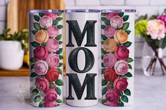Pink Red Rose MOM Tumbler Wrap: Premium Graphics Review