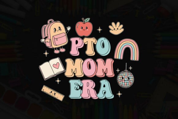 PTO Mom Era Retro School Fun Design Review