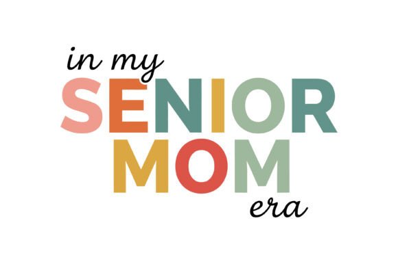 Retro Senior Mom Era: Graphics for T-Shirt Designs