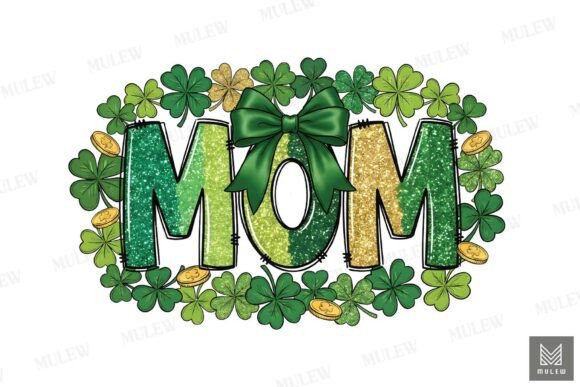St. Patrick's Day Mom PNG: Graphics & Illustrations Review