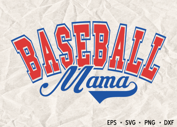 Varsity Baseball Mom Graphics for T-Shirt Designs