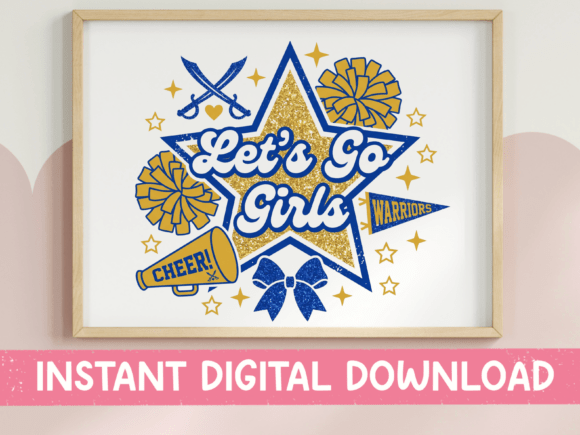 Warriors Cheer SVG: Bold Graphics for T-Shirt Designs